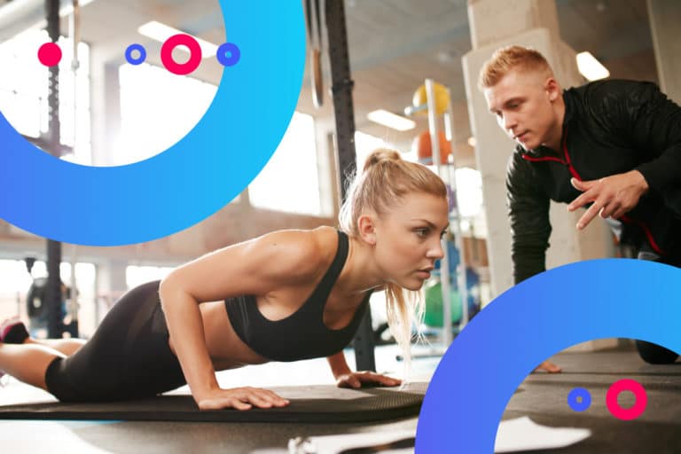 Become a Personal Trainer Blog Post Featured Photo of Personal Trainer Working