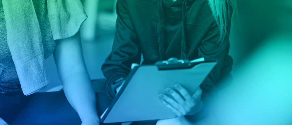 Personal Trainer Asking Client Questions